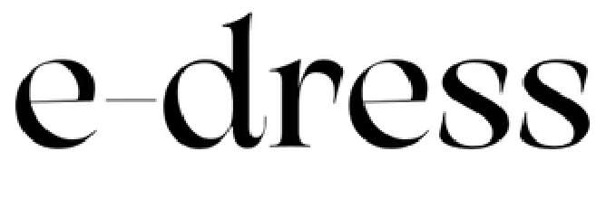 e dress logo cent black